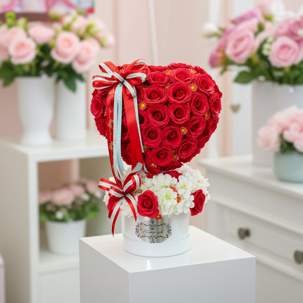 Heart of Red Roses – Deluxe Gift Set