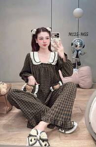 ឈុតគេង សាច់ទន់ ពណ៍ត្នោត