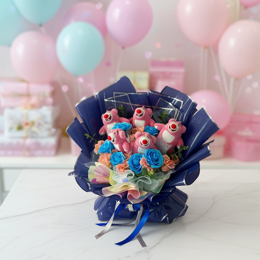 Teddy Charm Blossom Set