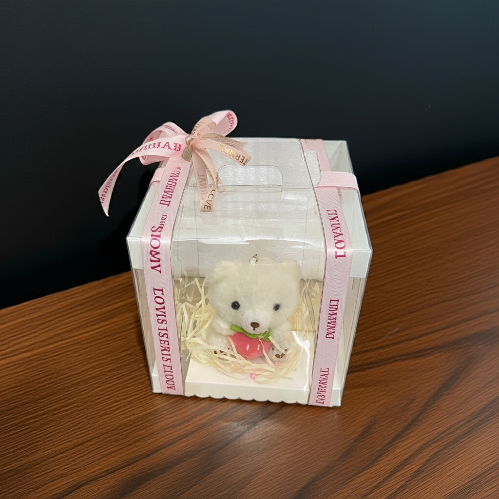 White Teddy Plush Gift Box – Love Heart Edition
