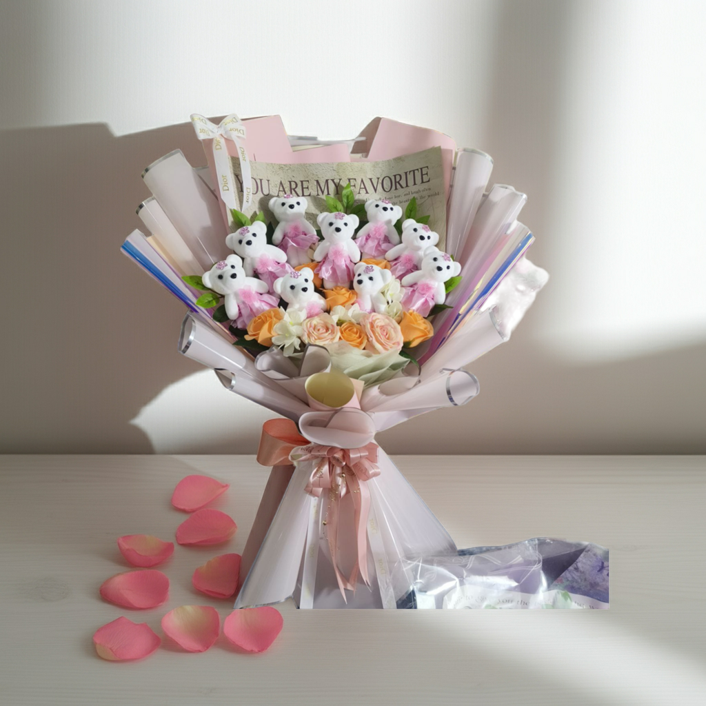 Elegant Multicolor Mixed Flower Bouquet