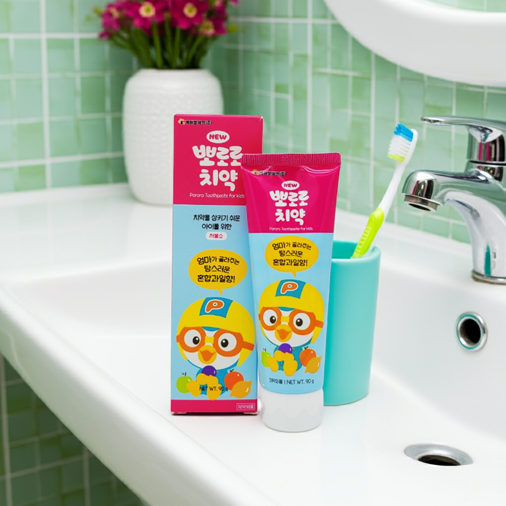 Pororo toothpaste for kids 90g Mix Fruits