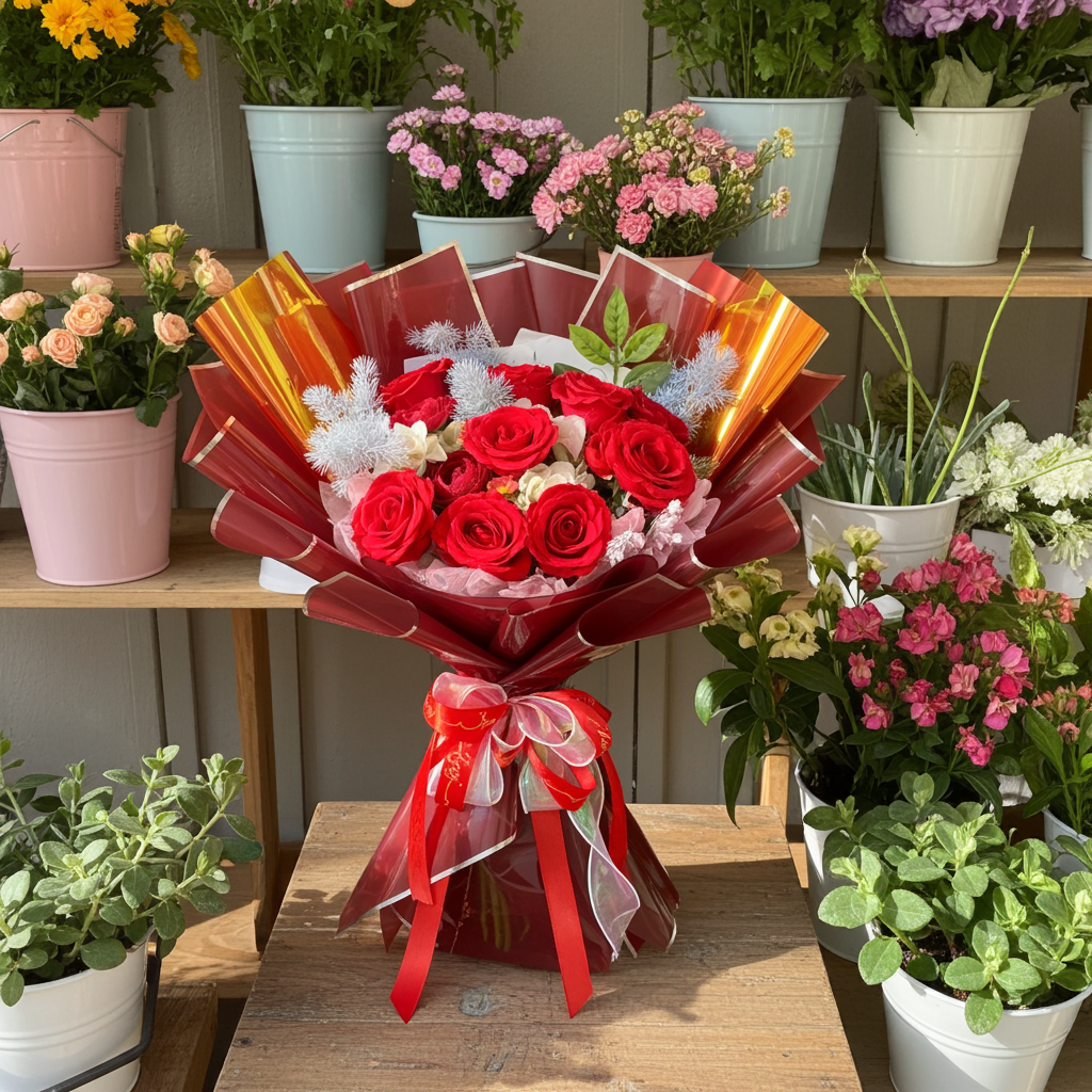 Scarlet Love Spark Bouquet