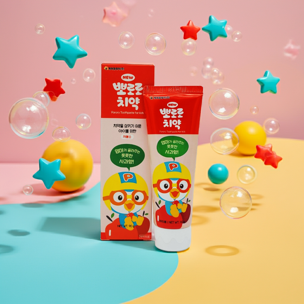 Pororo toothpaste for kids 90g Apple