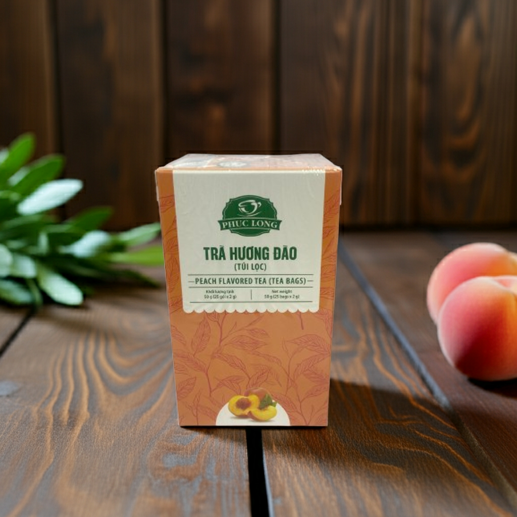 Peach Flavored Tea ( TEA BAGS ) ( 25 bag X 2g. )