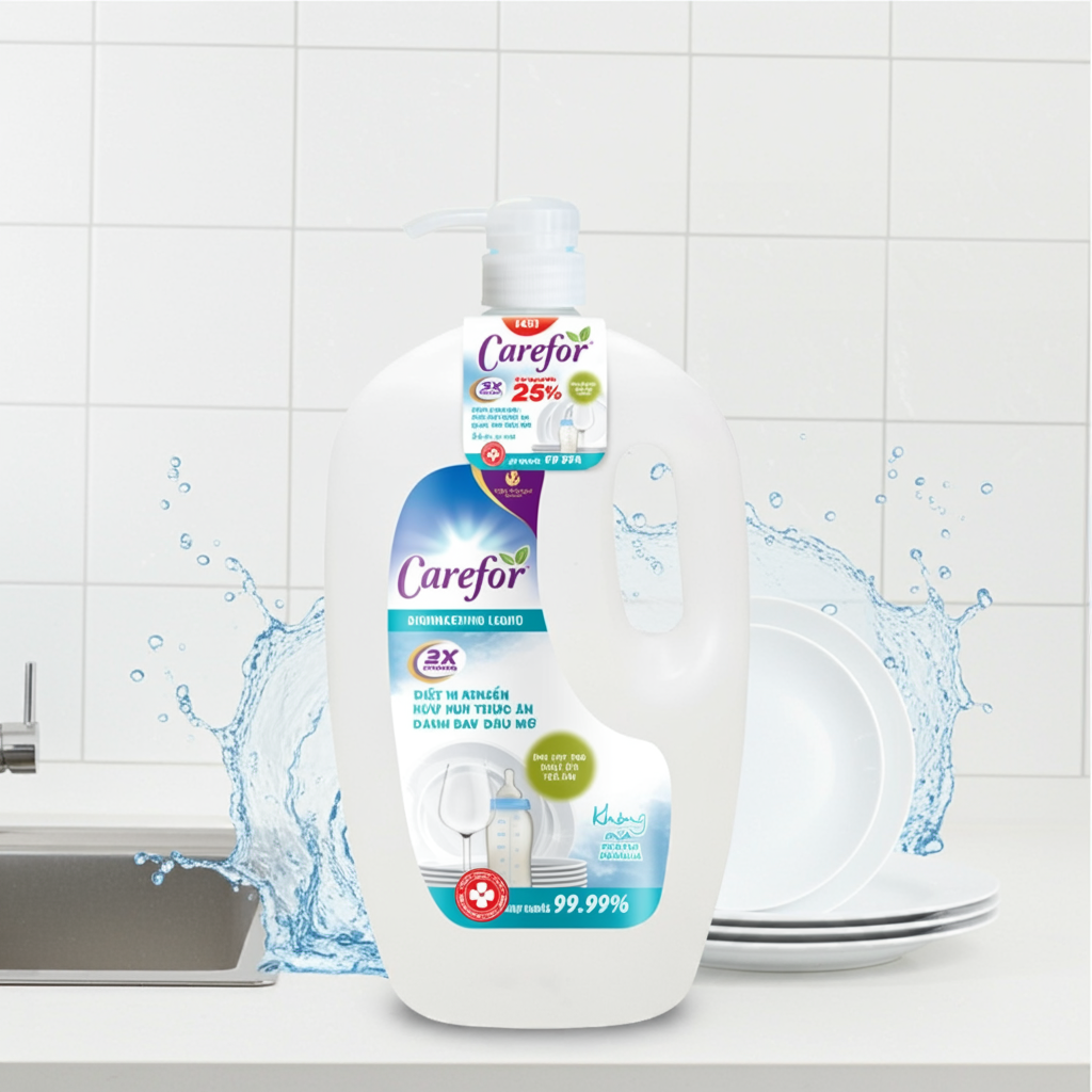 CAREFOR DISHWASHING LIQUID 1900ML