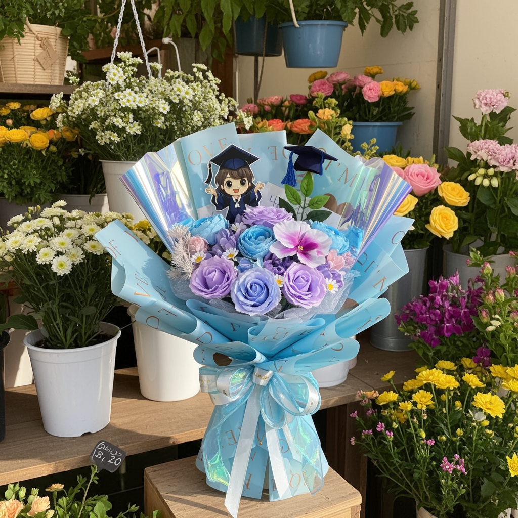 Graduation Congrats Floral Bouquet