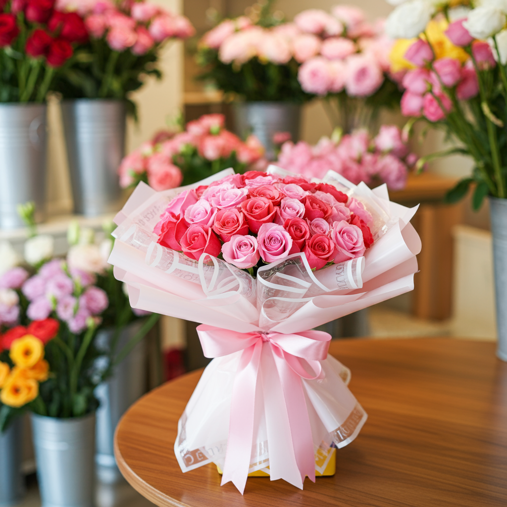 Rosy Garden of Love Bouquet