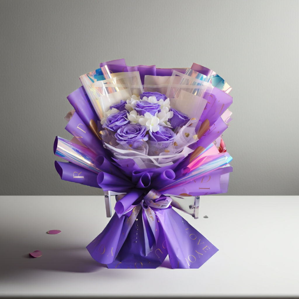 Luxury Purple Mixed Bouquet