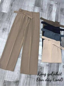 ខោវក្រណាត់់ជើងស្មើរ ពណ៏ត្នោត