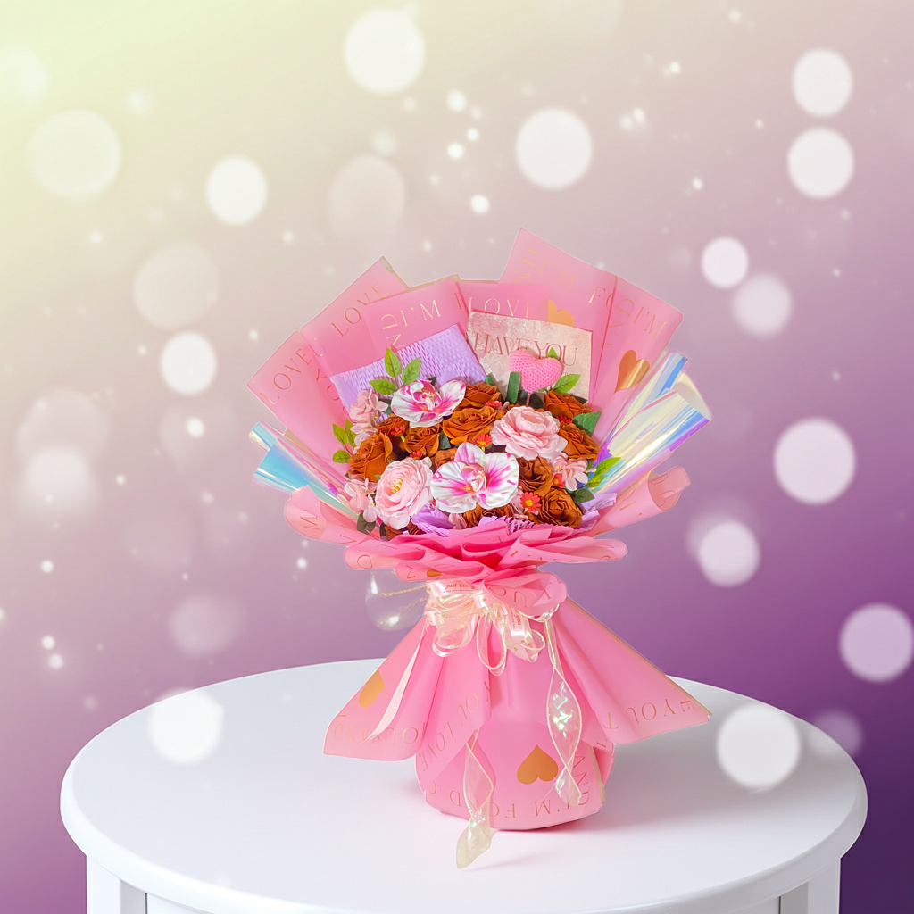 Charming Pink Floral Harmony