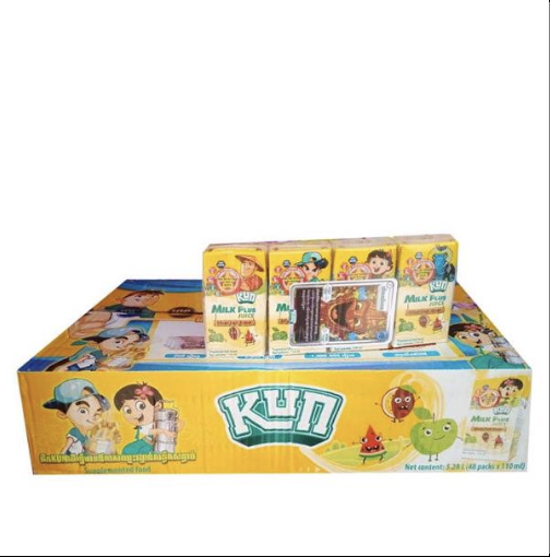 KUN MILK PLUS JUICE MIX FRUIT 110 ML 8.50
