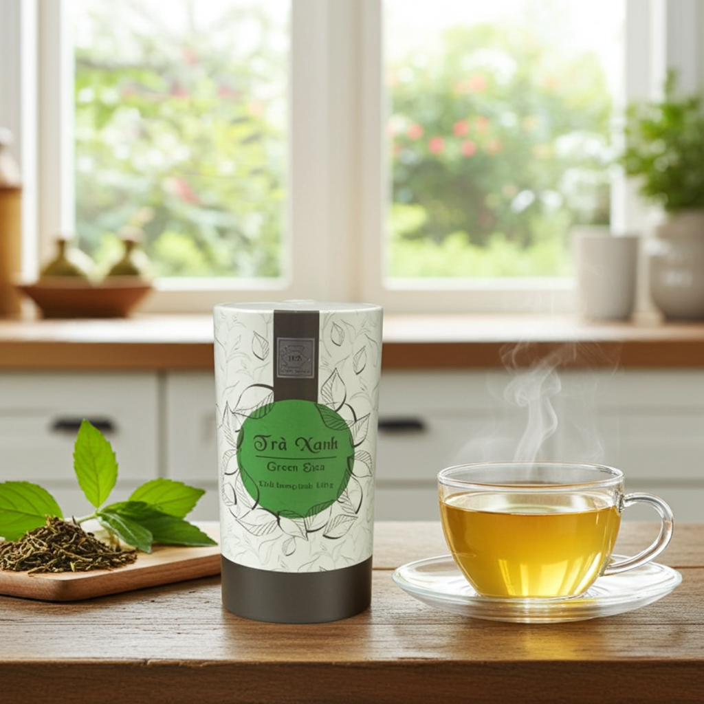 Phúc Long Trà Xanh Green Tea 100g
