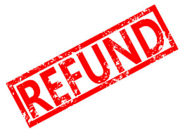 Refund Sticker